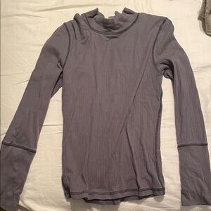 Free People Long Sleeve Top in Gray